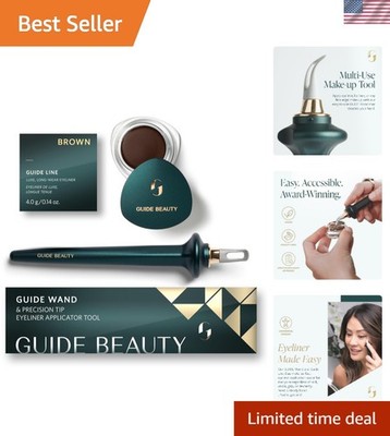 GUIDE Eyeliner Duo: Long-Wear Waterproof Cream & Precision Wand for Effortles...
