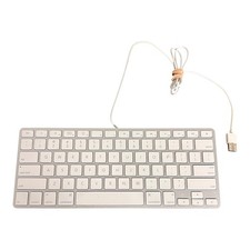 Apple Wired Keyboard A1242 EMC 2159 Silver Aluminum Compact USB MB110LL/B