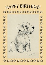 SEALYHAM TERRIER DOG BIRTHDAY CARD GREETING NOTE CARD