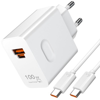 Caricabatterie rapido da 66 W Supercharge per Honor Huawei 200Lite 400 Magic7, caricatore rapido superricarica con USB C 1,5 m per Honor 90 70 X6/8b Pad X8a X9 Magic5/6 Pro