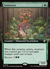 MTG ~ Jubilation (Extended Art) ~ ECC ~ #37 ~ R ~ NM