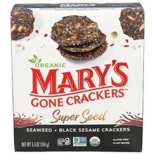 Mary’s Gone Crackers Algas y Sésamo Negro…