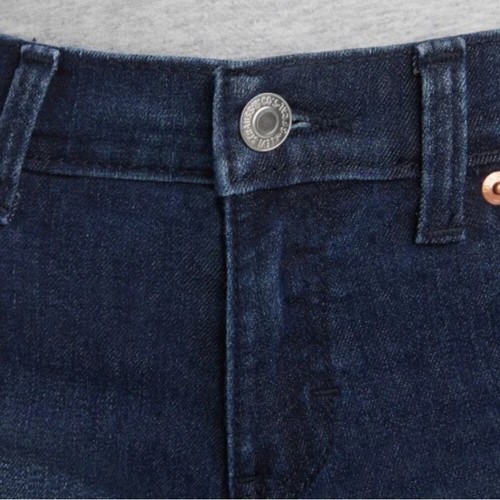 Levi's Jean Shorts Girls Stretched Cuff Blue & Light Blue 2 Pack Size 6 NEW - Picture 5 of 12