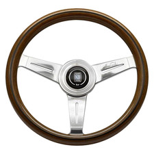 Nardi Nd Classic Wood Steering Wheel 330mm Mahogany Wood Polished Spokes Genuine Nardi Nd Classic Wood Steering Wheel 330mm Mahogany Wood Polished Spokes Genuine