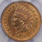 1878 1c Indian Head Cent - PCGS MS 63 RB