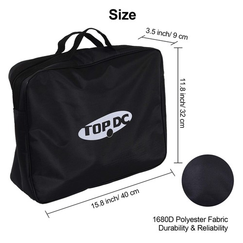 15,7"x12,6" Werkzeuge Kabeltasche, Jumper Kabel Tasche, Aufbewahrung & Organizer für Kabel... - Bild 5 von 6