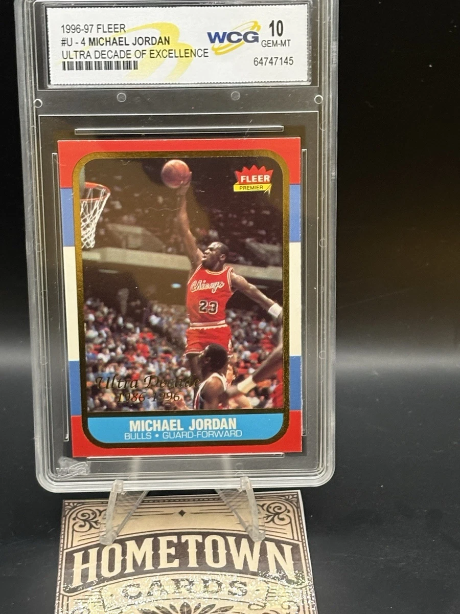 Michael Jordan Basketball Grade 10 1996-97 Season Sports Trading