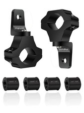 Light Bar Mount for ATV- 360 Solid Aluminum Alloy Bracket for Fog LED and Dr...