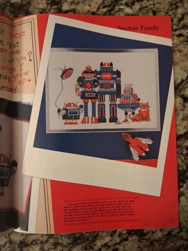 Vintage Jan/Februar 1987 Cross Stitch & Country Crafts Magazine Vol. 2 #3 26 Projekte - Bild 3 von 6