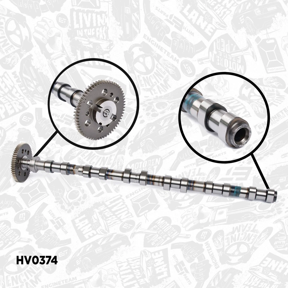 1x Salida + 1x de Entrada Árbol de Levas BMW X3 X6 X5 525D 530D M57D30 - Imagen 4 de 4