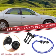 3pcs Spark Plug Wire Ignition Coil Cable No.9091915493 for Lexus ES300 1997-2001