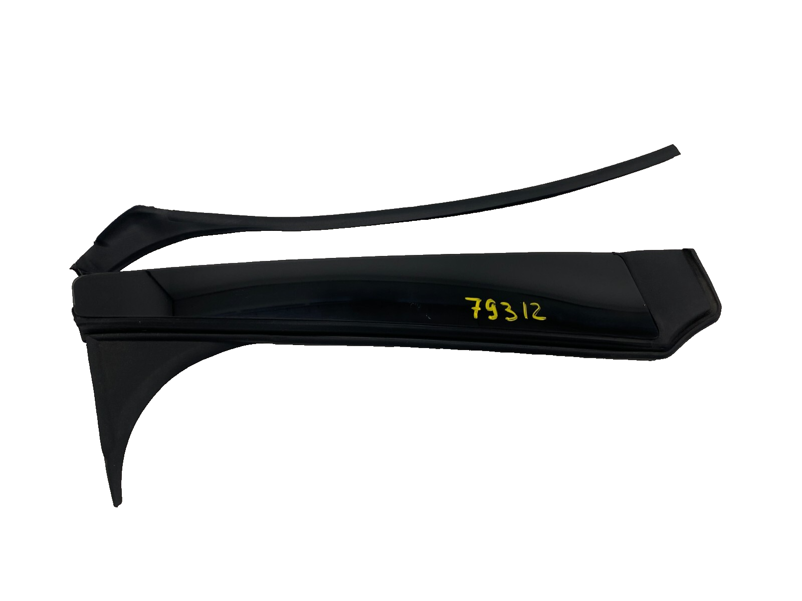 ⭕ 16-20 Model X B-Pillar Applique Glass Left Side LH w/ Rubber Seal 1032363-00-C