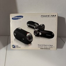 Samsung Flashcam Video Camera SMX-C10GN Complete with Battery Charger User Manu