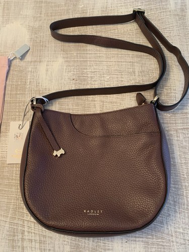 RADLEY London Pockets Medium Leather Ziptop Crossbody Bag - Mahogany Brown