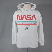 Chemistry NASA space hoodie sweatshirt sweater adult medium White fleece