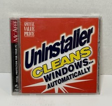 McAfee UnInstaller 6.0 Windows 95 98 PC CD-ROM Vintage Software