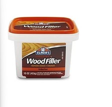 2 Pack NEW Elmer's Carpenter's Interior Wood Filler 16 oz Light Brown
