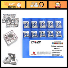 Carbide Inserts for Aluminum CNMG432 CNMG120408 - 10 PCS Turning Cutting Tools