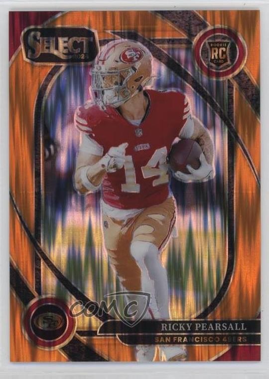 2024 Select Club Level Orange Shock Prizm 177/399 Ricky Pearsall Rookie RC 1pk2