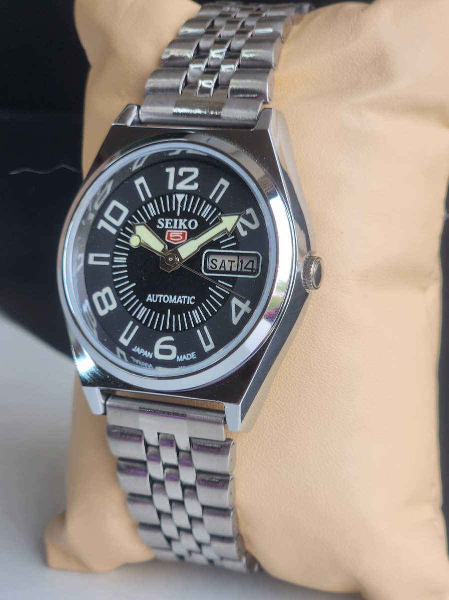 Seiko 5 Sports Men's Black Watch - 6309 for sale online | eBay