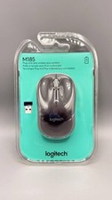 Logitech M185 Wireless Mouse 2.4GHz USB Nano Receiver 1000 DPI   Black
