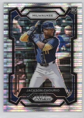 2024 Panini Prizm Pulsar Prizm 33/499 Jackson Chourio #277 Rookie RC 13c5