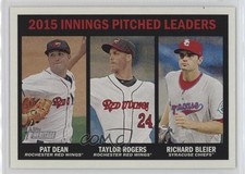 2016 Heritage Minor League Edition Pat Dean Taylor Rogers Richard Bleier y5m