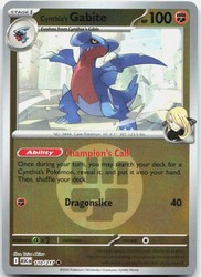 Cynthia's Gabite (Energy Symbol Pattern) 110/217 Ascended Heroes Reverse Holo