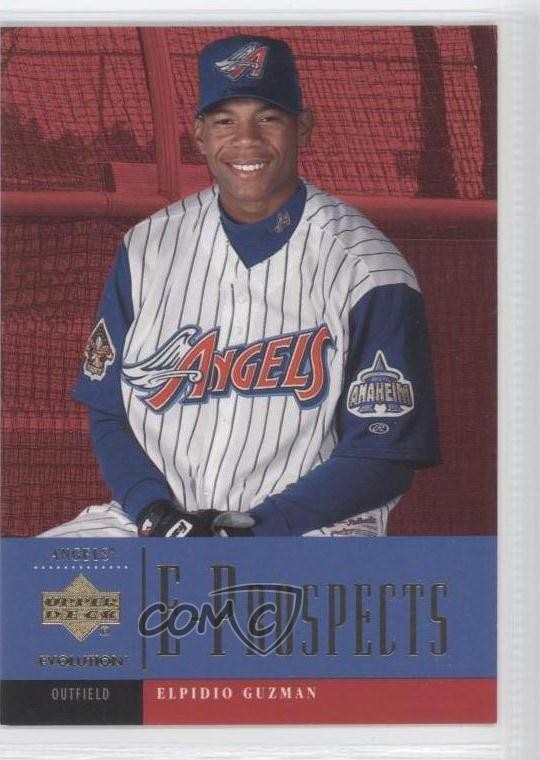 2001 Upper Deck Evolution E-Prospects 917/2250 Elpidio Guzman #117 Rookie RC 0l2