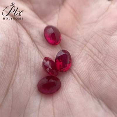 Bezaubernder Labor Rubin Oval Schliff 0.5-8ct AGL Zertifiziert Lose Edelsteine