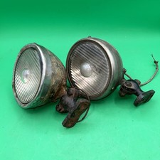 Small Vintage K-d Monogram Fog Driving Lights Chevy Buick Pontiac Working Cond