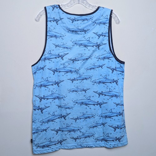 Vans Tank Top Premium Shirt Shark All Over Print Größe L - Bild 6 von 6