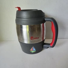 BUBBA Large Stainless KEG 52oz Mug Gray Insulated w/ Flip Lid & Bottle Opener