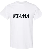 Tama Drums White Shirt Sizes: Small, Medium, Large, XL