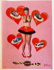 Vintage 1994 Skechers Heart Beat Shoes Girl Leg Valentine Advertisement Print Ad