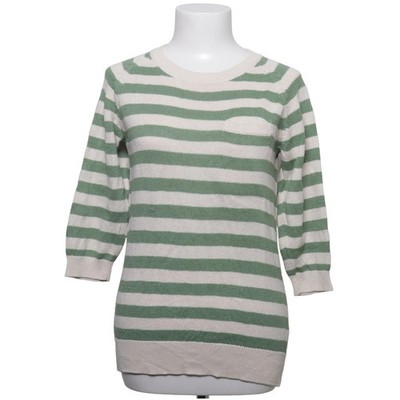 Charles Robertson, Strickpullover, Größe: 38, Weiß/Grün, Baumwolle/Leinen #AGa