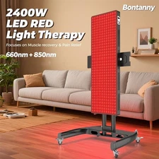 2400W Red Light Therapy Full Body Panel LED Near Infrared for Muscle Pain Relief