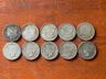 90% silver coins Morgan and Peace dollars 1883-1925