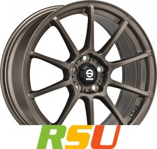 4x Sparco Assetto Gara matt bronze 7x17" ET42 LK4 100 ML 63.3 Alufelgen 17 Zoll
