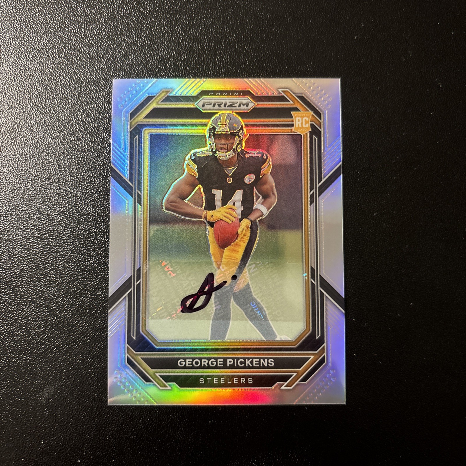 2022 Panini Prizm Silver #329 George Pickens Auto Autograph RC Rookie 