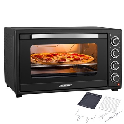 Steinborg 60L Mini Backofen Umluft Ofen Mini Backofen Mini-Backofen Pizzaofen