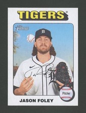 2024 Topps Heritage High #718 Jason Foley White Border
