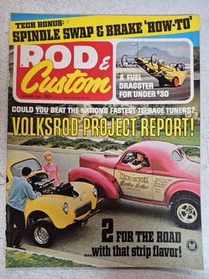 Rod & Custom Magazine. August 1967. Volksrod project report  JM992