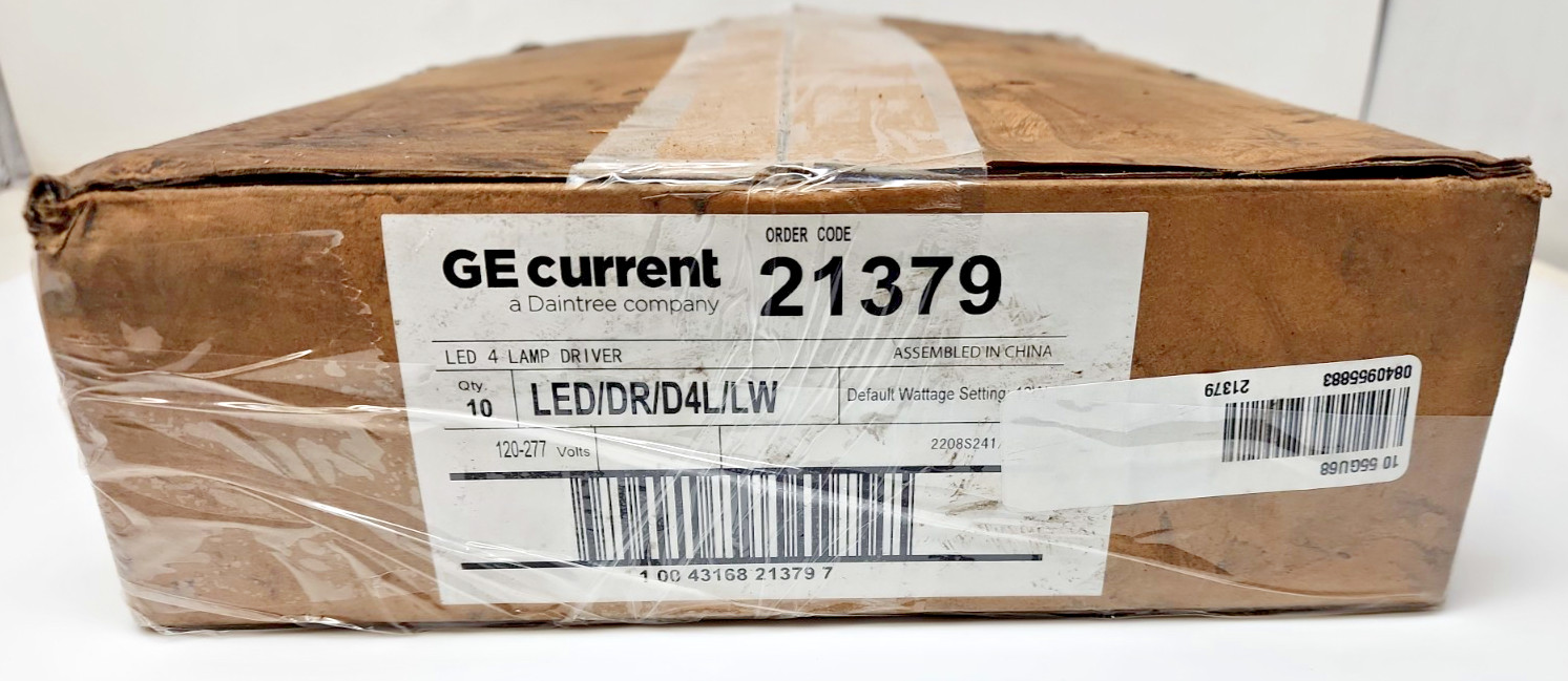 New GE Dimming Ballast LED Light Driver LED/DR/D4L/LW 120-277V 21379 Lot of 10