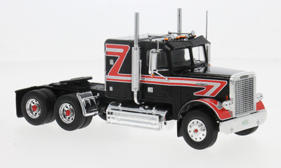 IXO Freightliner FLC 120 64 T Black/Red 1977 1:43 Model Car