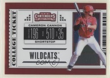 2019 Panini Elite Extra Edition College Ticket Cameron Cannon #CT-CC 1j6