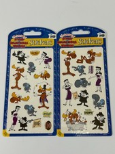 2 Adventures of Rocky  Bullwinkle  Friends Sticker Sheets Mello Smello NOS
