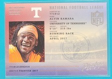 2017 Prestige NFL Passport RC #11 Alvin Kamara Tennessee Vols FOOTBALL Card V7