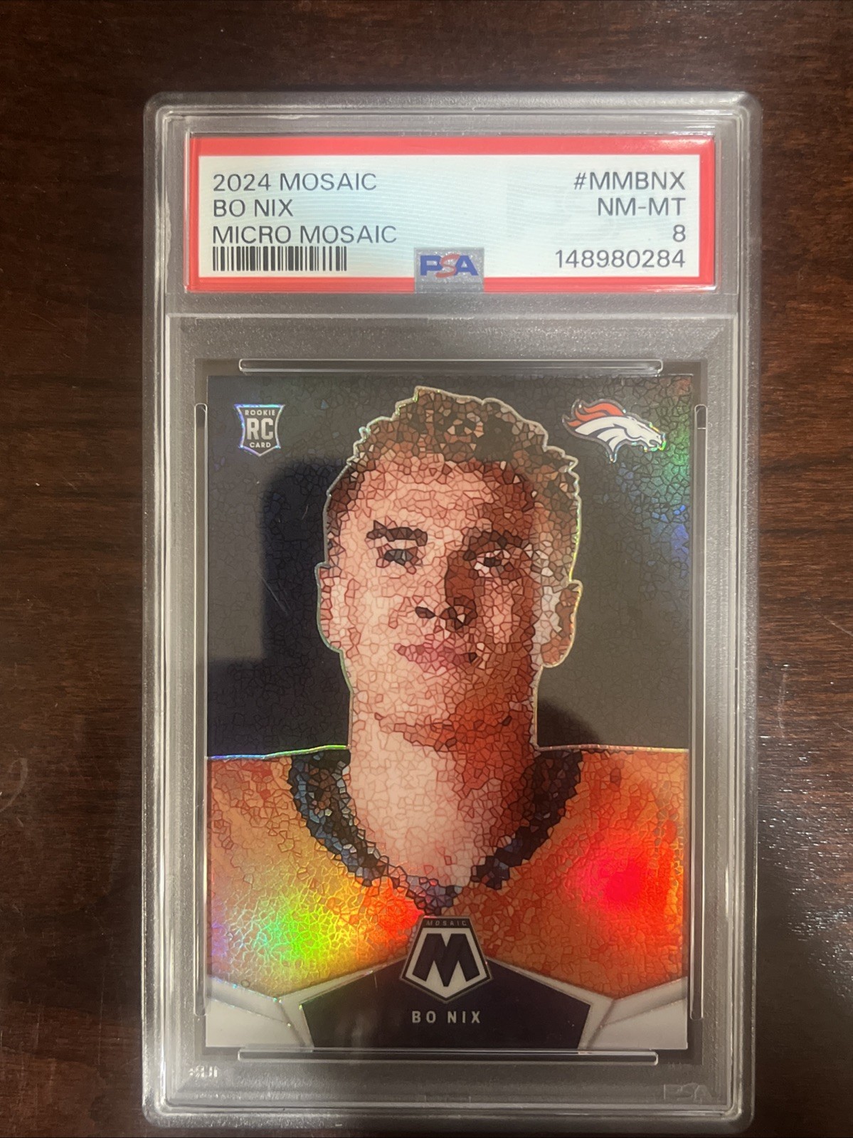 2024 Panini Mosaic - Micro Mosaic Bo Nix #MM-4 (RC)