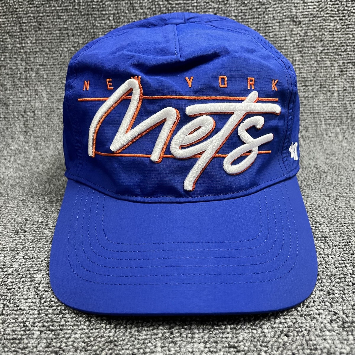'47 Brand New York Mets Frame Out Nylon Hitch Snapback Hat Royal Blue OSFA